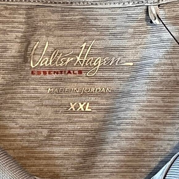 Walter Hagen Ess Space Dye Men's Polo.  Grey Alloy. NWT. Size XXL - Picture 3 of 8